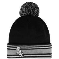 new era mlb black white knit new era voor heren accessories pet zwart wit Hoeden Schoonhoven r88g7906